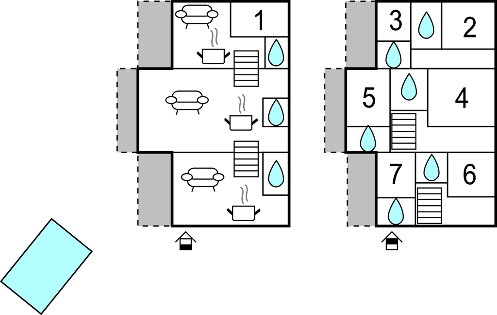 Feriehuse - Crikvenica , Kroatien - CKA496 