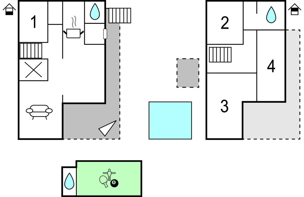 Feriehuse - Plitvicka Jezera , Kroatien - CKB181 