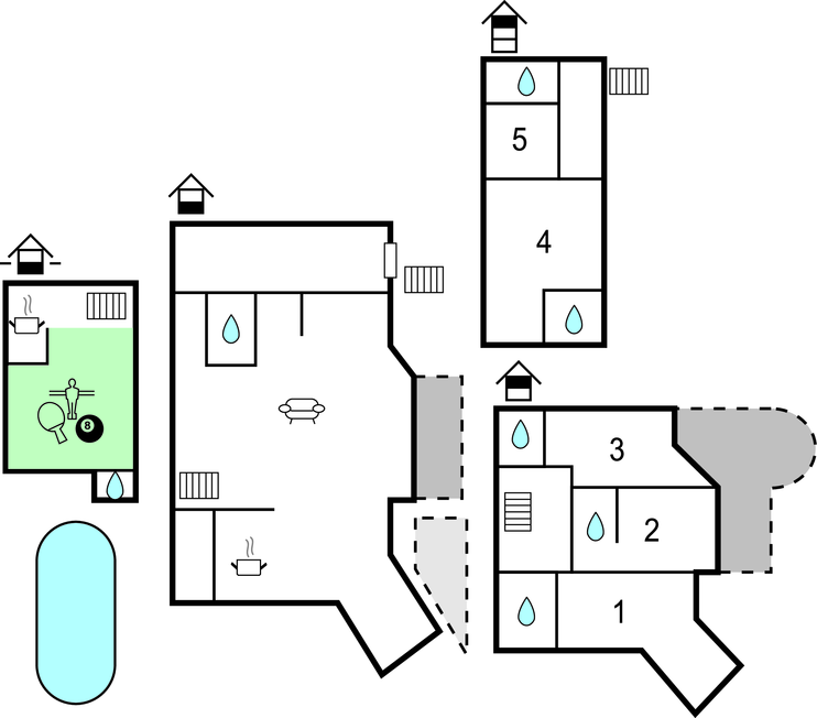 Feriehus - Crikvenica-Kostrena , Kroatia - CKC026 