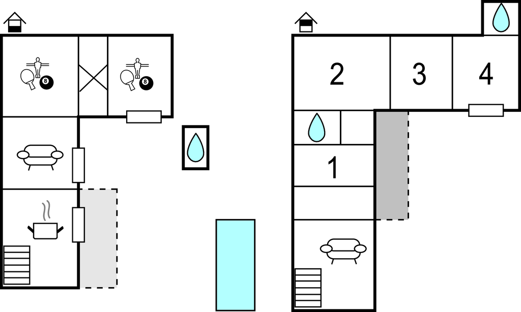 Feriehuse - Crikvenica-Tribalj , Kroatien - CKC069 