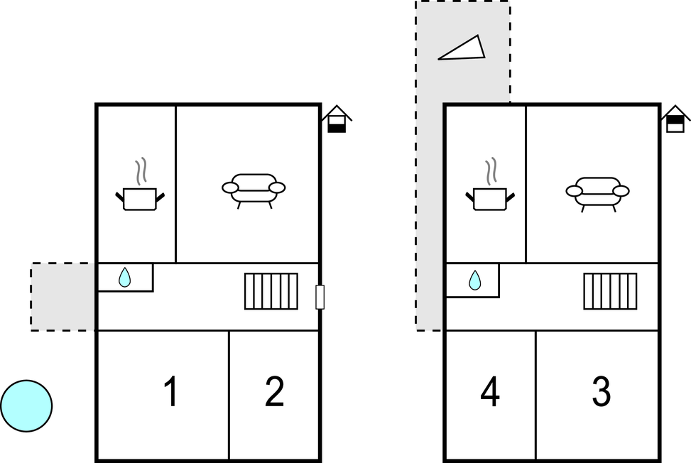 Feriehus - Crikvenica-Grizane , Kroatia - CKC844 
