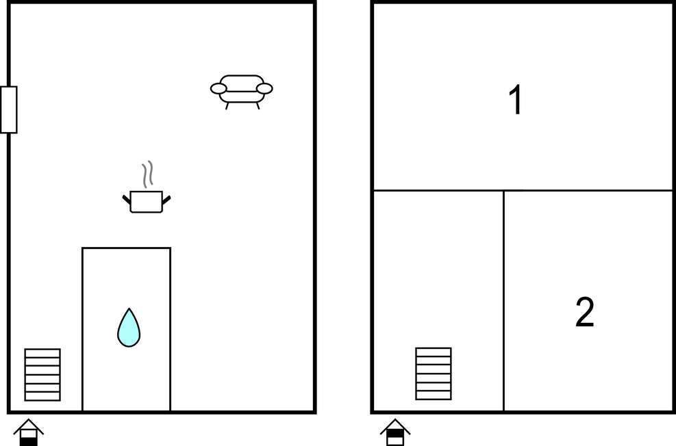 Feriehus - Pag - Novalja , Kroatia - CKD010 
