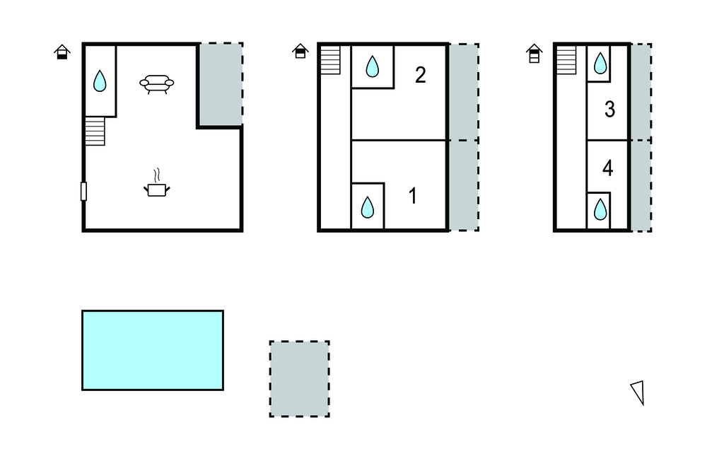 Ferienhaus - Novalja-Pag , Kroatien - CKD071 