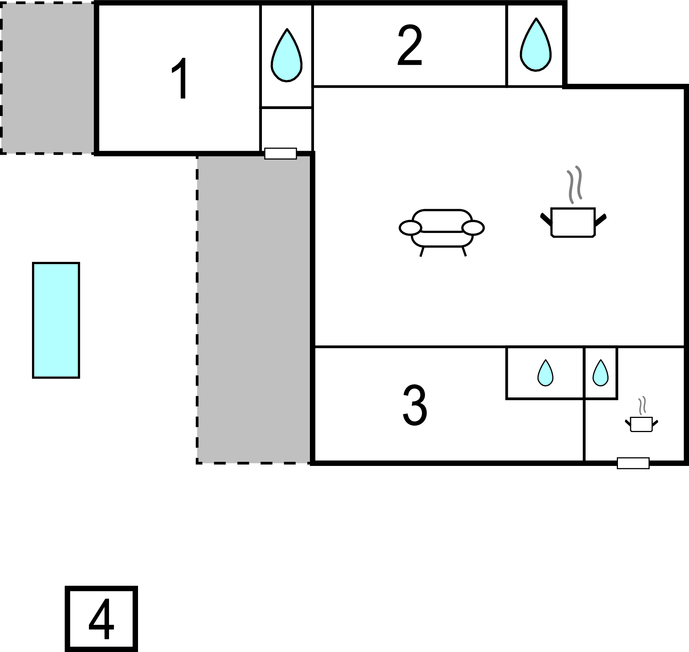 Feriehus - Krk-Gostinjac , Kroatia - CKI008 