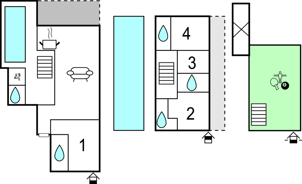 Feriehuse - Krk , Kroatien - CKI225 
