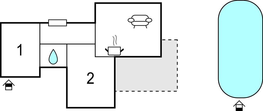 Lejlighed - Krk-Sveti Vid Miholjice , Kroatien - CKI478 