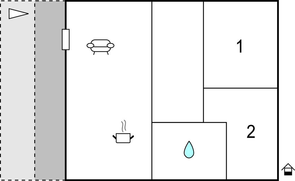 Lejlighed - Krk , Kroatien - CKI482 