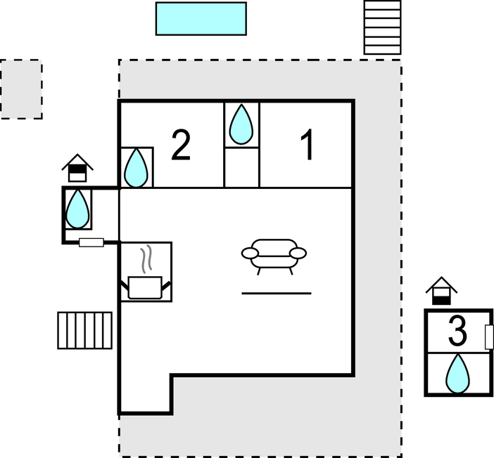 Ferienhaus - Krk , Kroatien - CKI090 