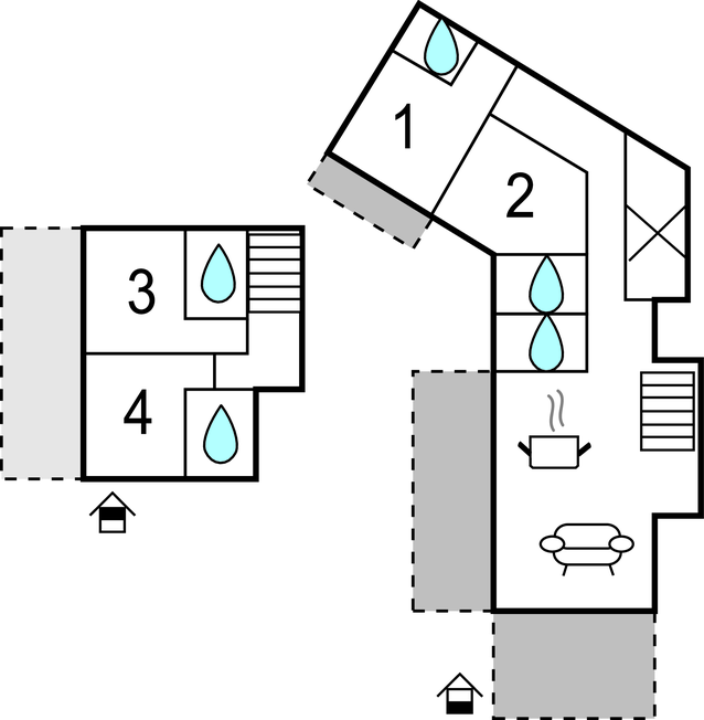 Feriehuse - Krk-Brzac , Kroatien - CKI447 