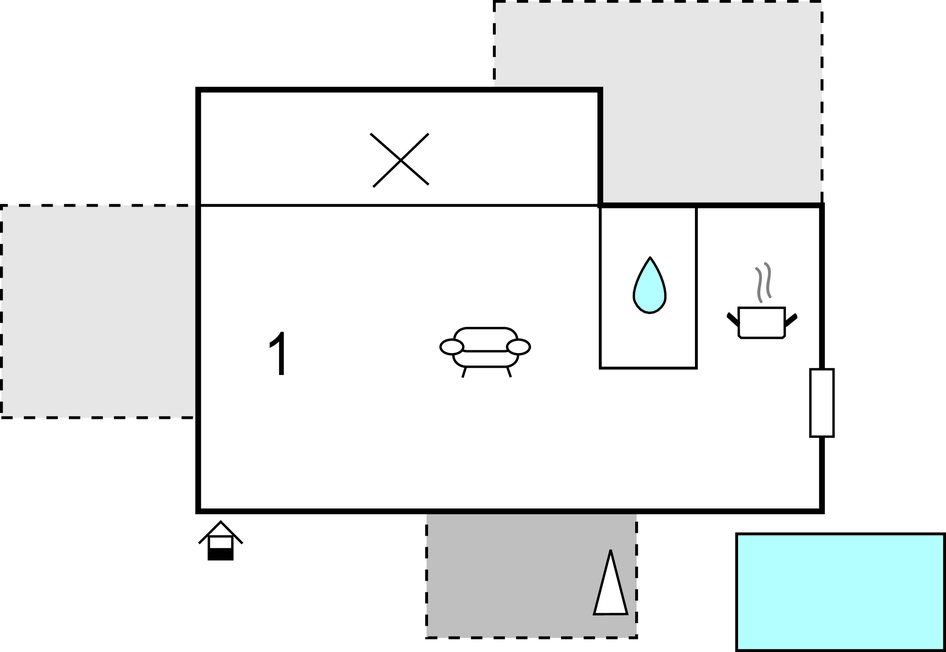 Feriehus - Krk-Vrh , Kroatia - CKI384 