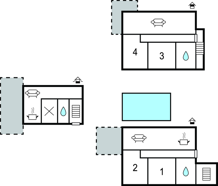 Ferienhaeuser - Krk - Malinska , Kroatien - CKI614 
