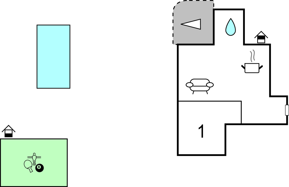 Lejlighed - Krk-Vrh , Kroatien - CKK061 