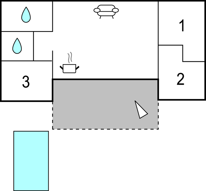 Feriehuse - Krk-Njivice , Kroatien - CKK374 