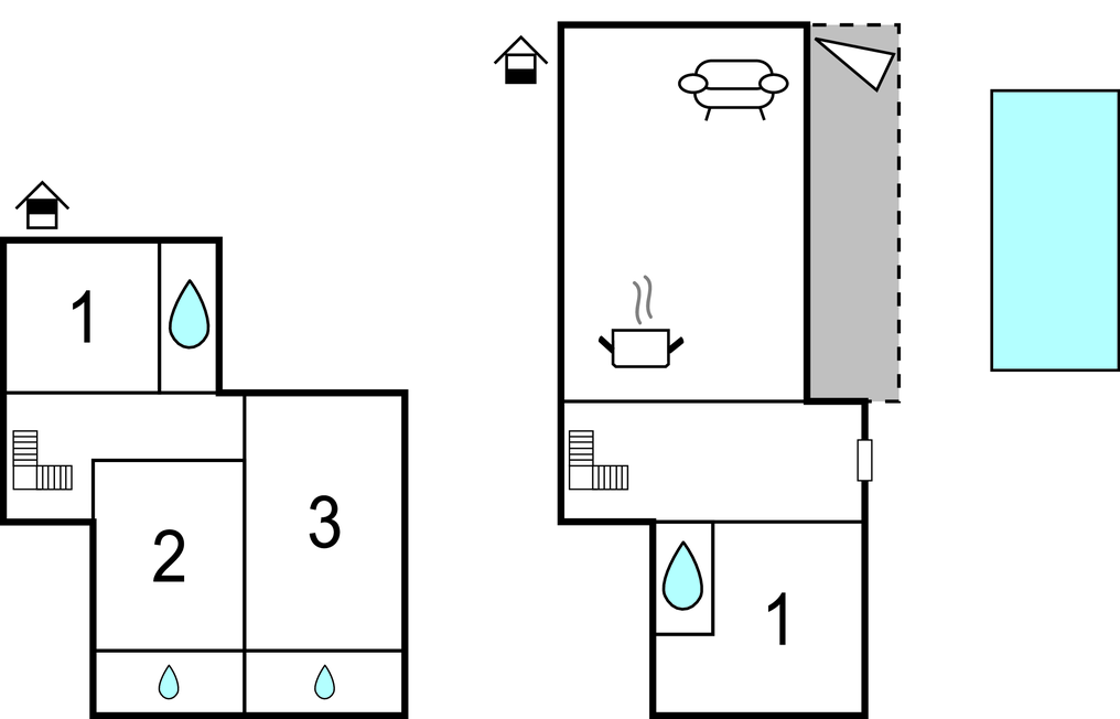 Feriehus - Krk-Turcic , Kroatia - CKK547 