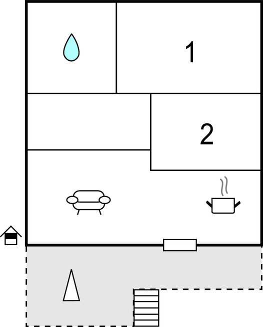 Lejlighed - Krk-Gostinjac , Kroatien - CKK607 