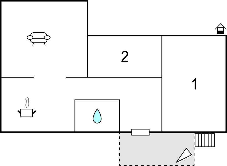Feriehus - Krk-Risika , Kroatia - CKK707 