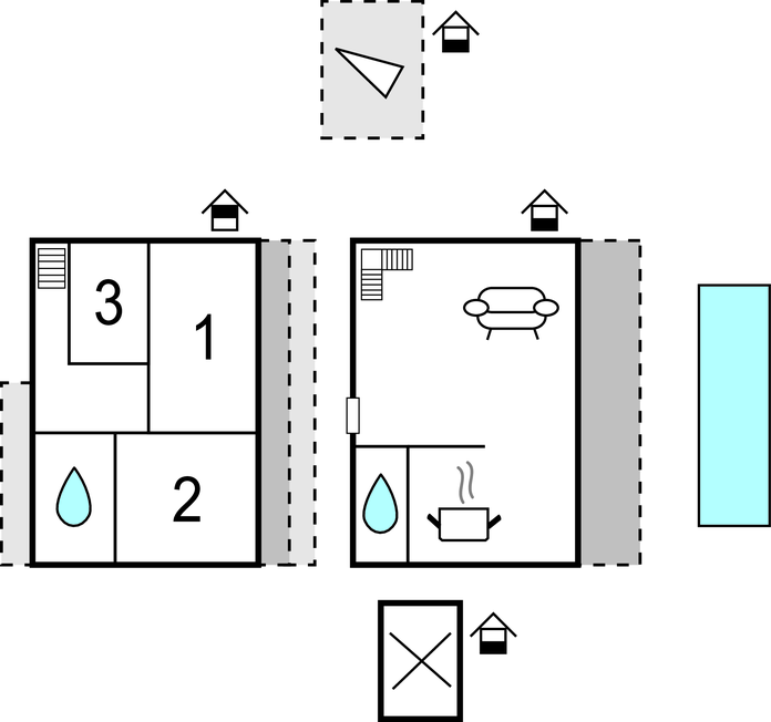 Feriehus - Krk-Njivice , Kroatia - CKK758 