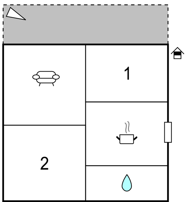 Lejlighed - Krk-Pinezici , Kroatien - CKK817 