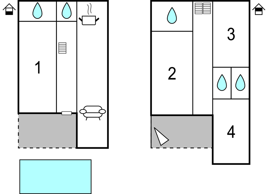 Feriehus - Krk-Linardici , Kroatia - CKK828 