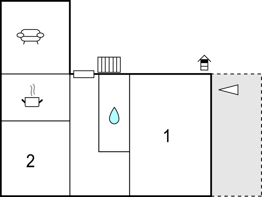 Ferienwohnung - Krk-Silo , Kroatien - CKK836 