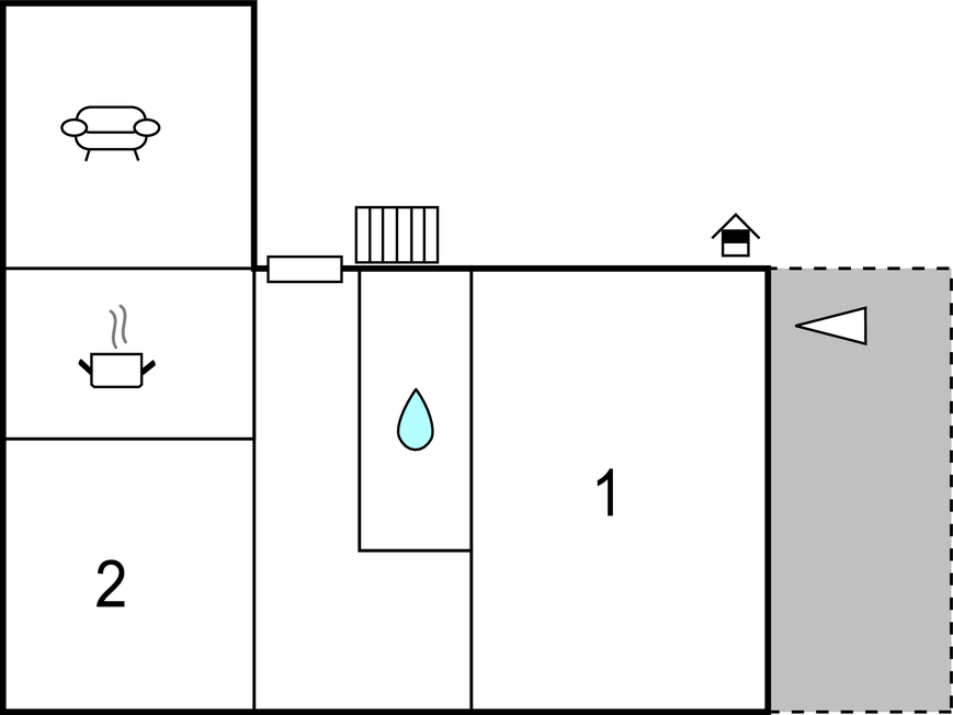 Ferienwohnung - Krk-Silo , Kroatien - CKK837 