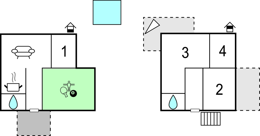 Feriehus - Krk-Soline , Kroatia - CKK994 