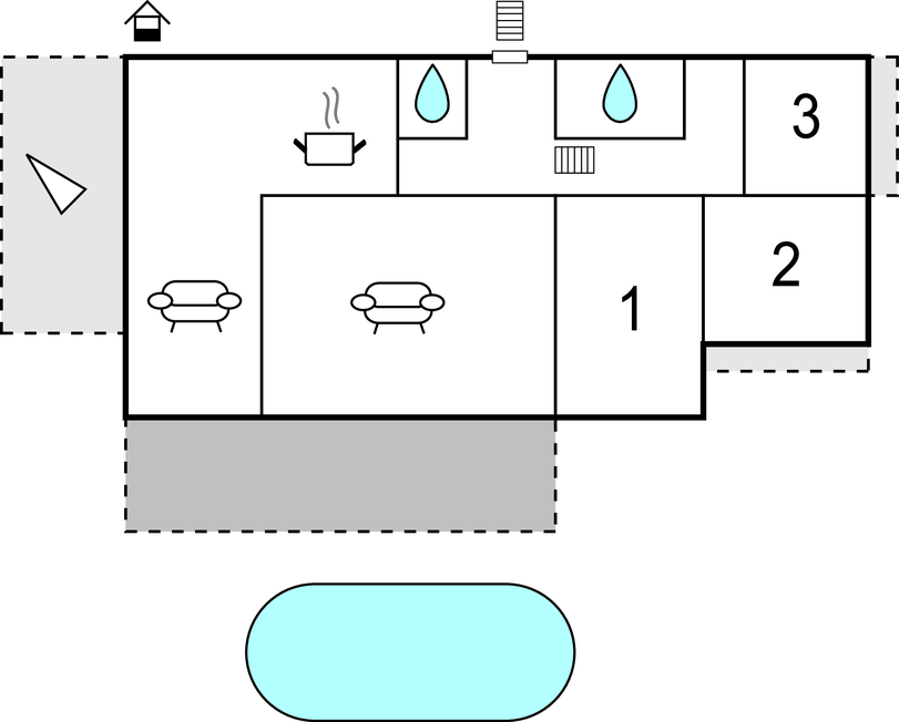 Feriehus - Krk-Gostinjac , Kroatia - CKK488 