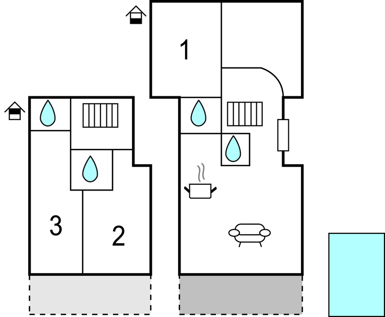 Feriehus - Krk-Turcic , Kroatia - CKK549 
