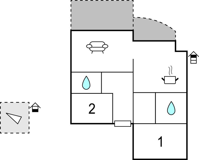 Lejlighed - Krk-Sveti Vid Miholjice , Kroatien - CKK839 