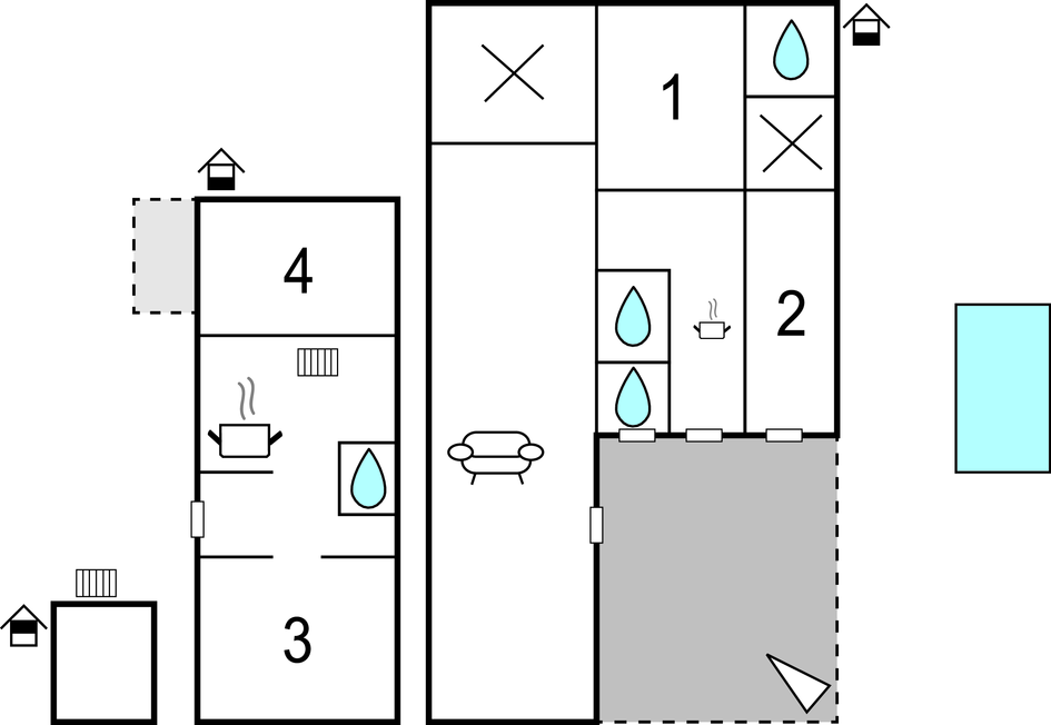 Feriehuse - Novi Vinodolski-Donji Zagon , Kroatien - CKN456 