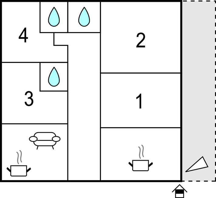 Lejlighed - Novi Vinodolski , Kroatien - CKN566 
