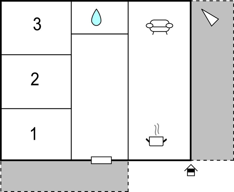 Lejlighed - Novi Vinodolski-Donji Zagon , Kroatien - CKN568 
