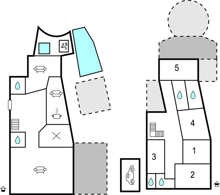 Ferienhaus - Novi Vinodolski - Bribir , Kroatien - CKN685 