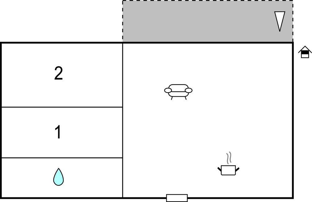 Lejlighed - Pag-Mandre , Kroatien - CKP003 