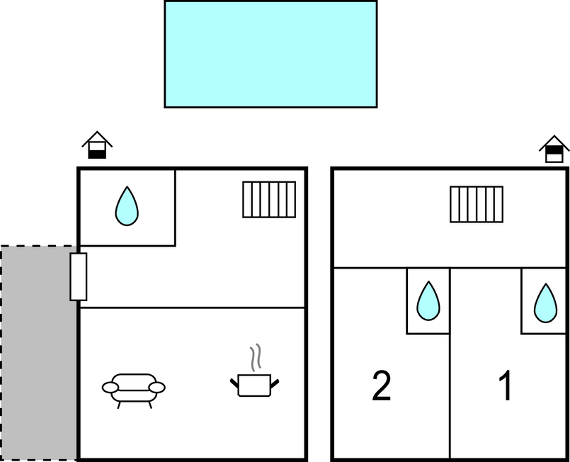 Feriehuse - Pag - Vidasovi Stani , Kroatien - CKP017 