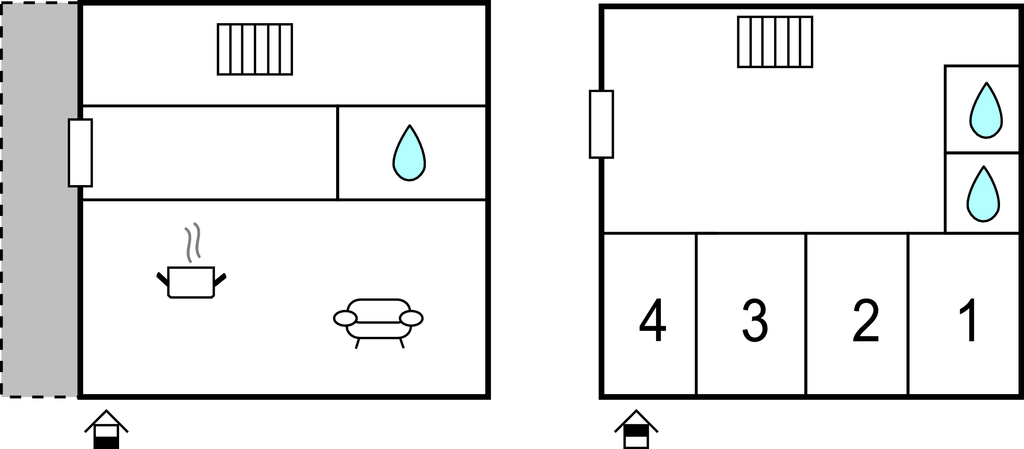 Feriehus - Pag - Novalja , Kroatia - CKP018 