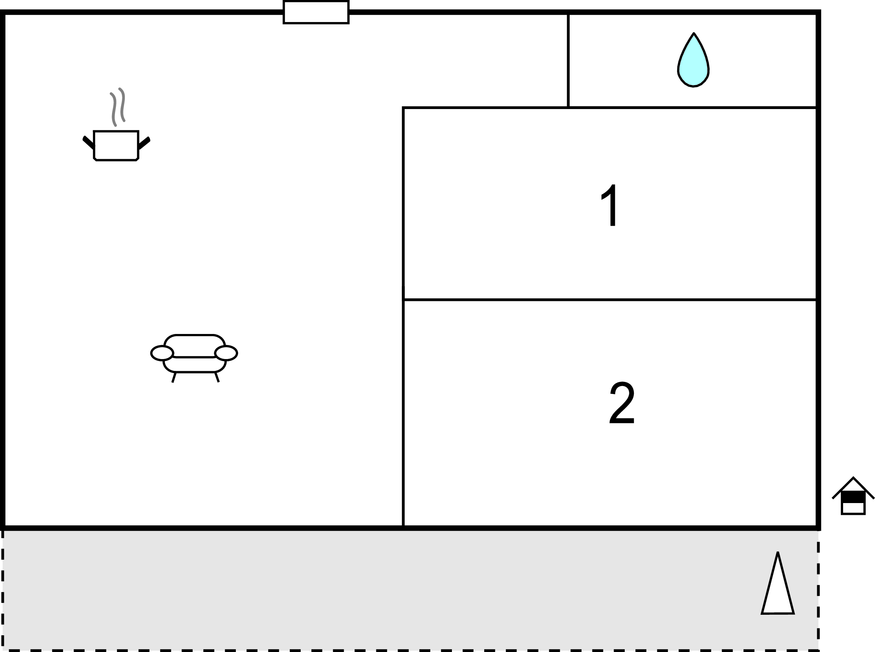 Lejlighed - Pag-Bosane , Kroatien - CKP019 