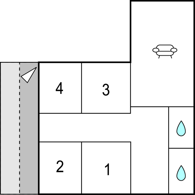 Ferieleilighet - Pag-Miskovici , Kroatia - CKP270 
