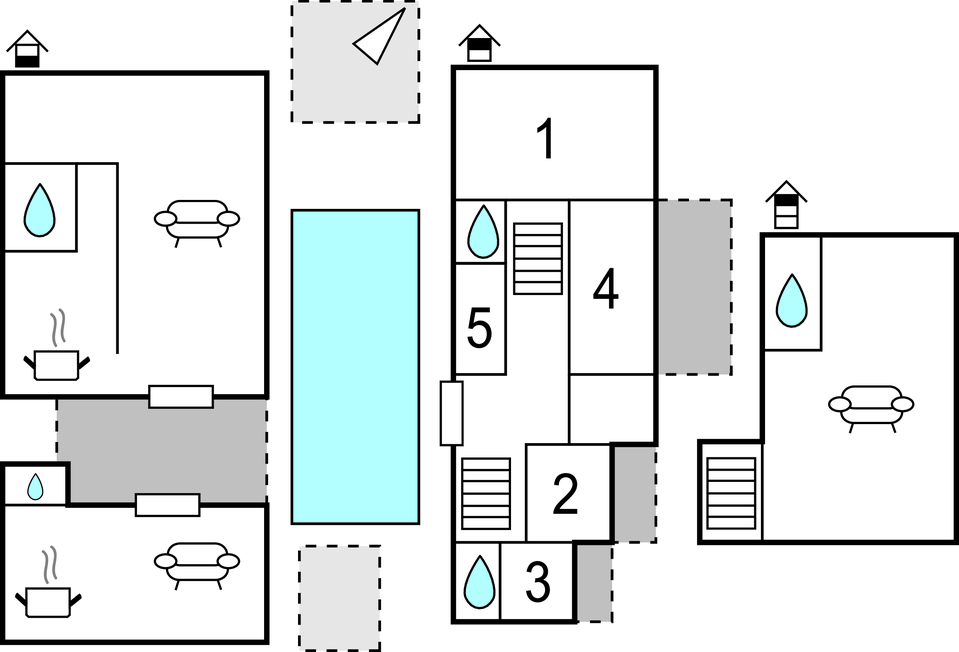 Feriehuse - Pag-Bosana , Kroatien - CKP310 