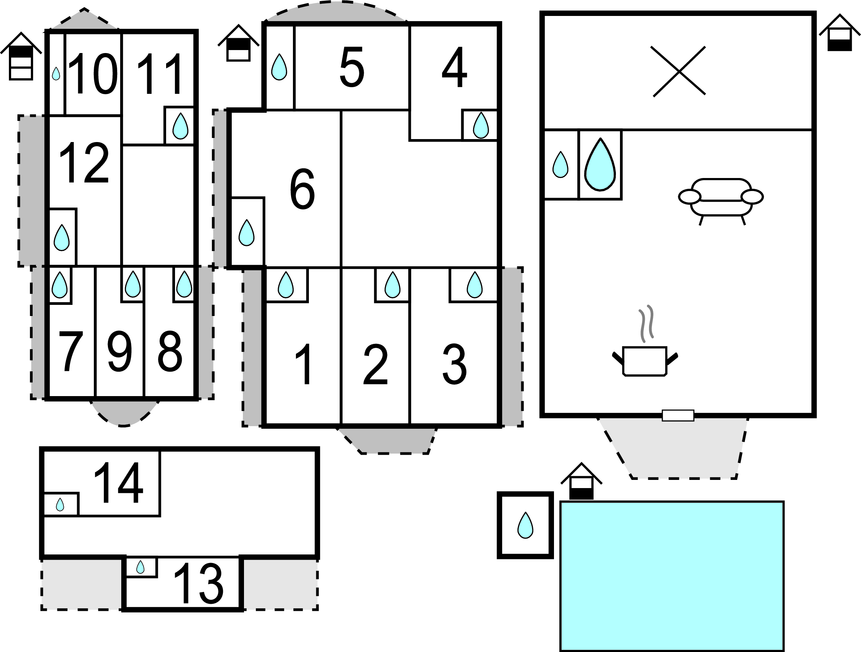 Feriehuse - Pag-Metajna , Kroatien - CKP595 