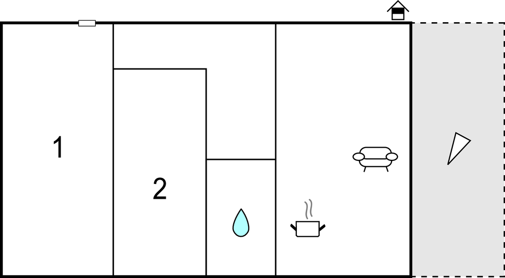 Lejlighed - Pag-Kustici , Kroatien - CKP733 