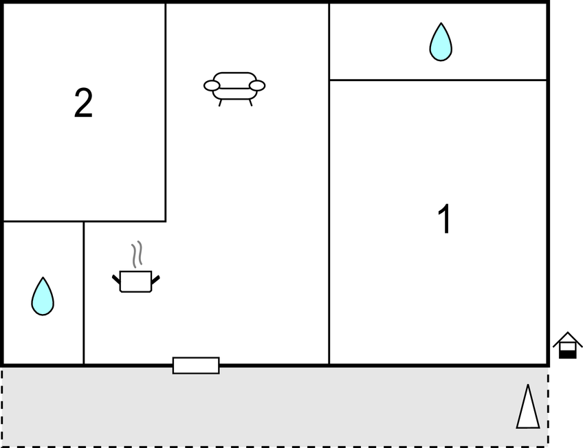 Feriehuse - Pag - Mandre , Kroatien - CKP012 