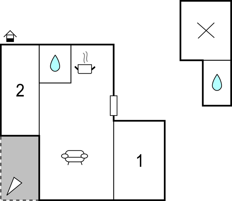 Feriehus - Pag , Kroatia - CKP447 