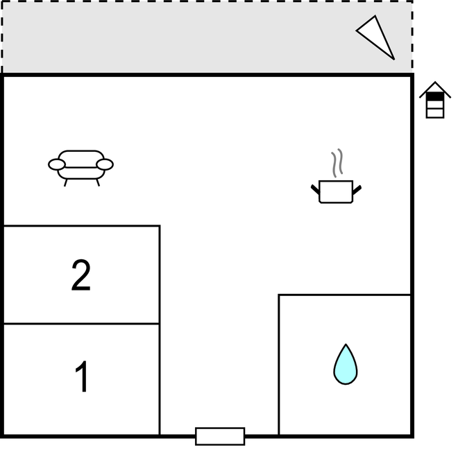 Lejlighed - Pag-Povljana , Kroatien - CKP497 