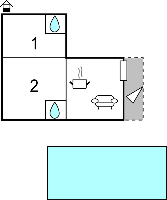 Lejlighed - Pag-Povljana , Kroatien - CKP844 