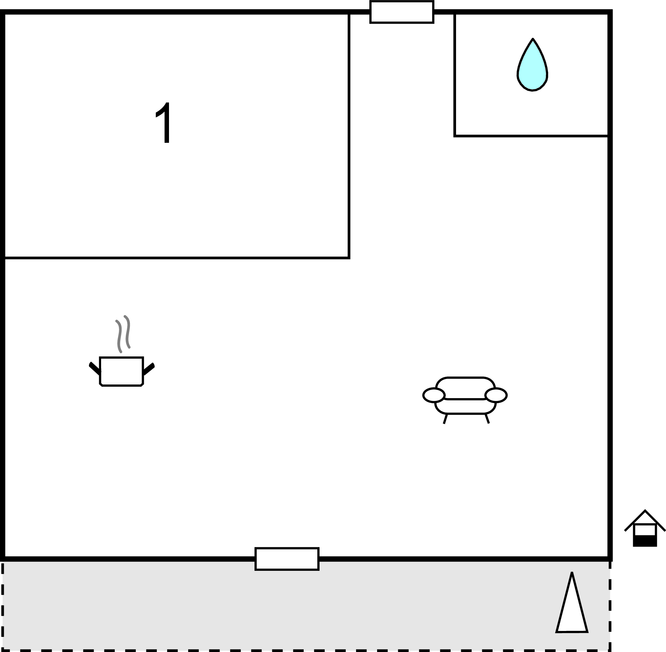 Feriehuse - Pag-Kolanjski Gajac , Kroatien - CKP046 