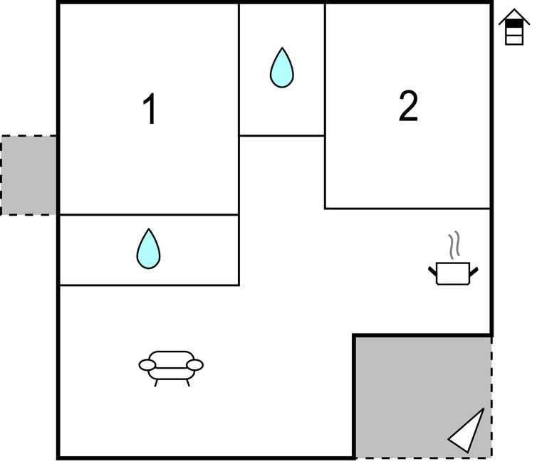 Lejlighed - Pag-Vlasici , Kroatien - CKP578 