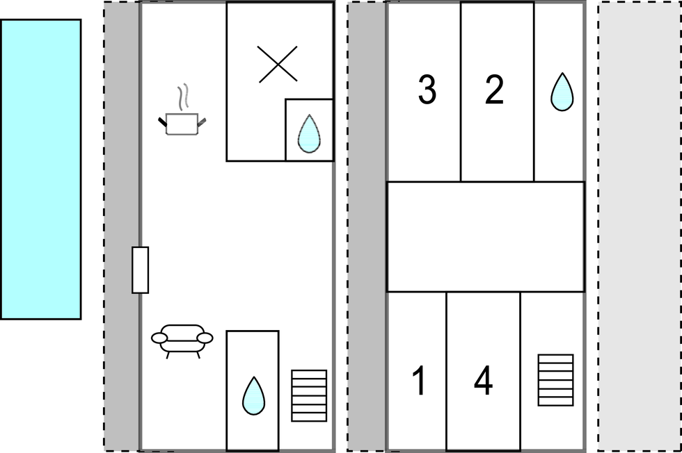Feriehuse - Pag - Mandre , Kroatien - CKP075 