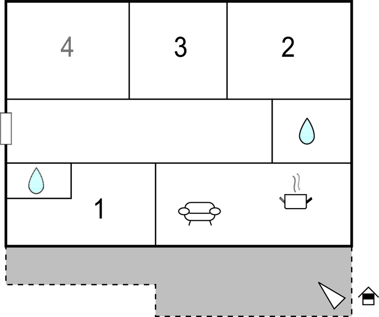 Ferienwohnung - Pag - Stara Vas , Kroatien - CKP064 