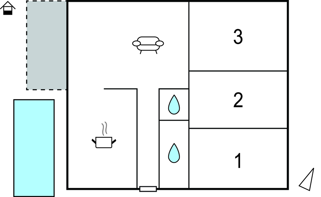 Feriehuse - Pag - Mandre , Kroatien - CKP041 